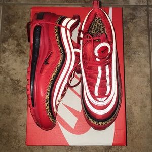 Women’s Air Max 97 Red/Cheetah